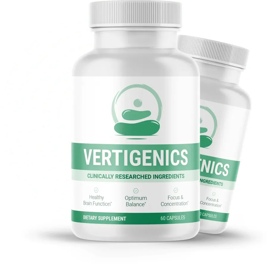 Vertigenics official balance and brain support capsules