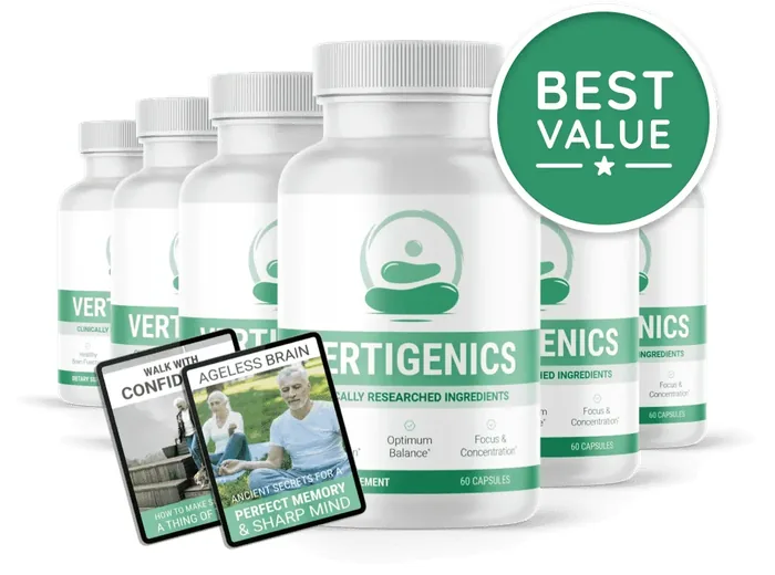 Vertigenics balance and brain capsule formula